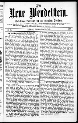 Wendelstein Samstag 28. Juli 1877