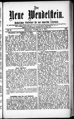 Wendelstein Samstag 2. März 1878