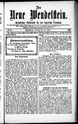 Wendelstein Samstag 23. März 1878