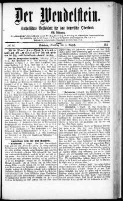 Wendelstein Dienstag 6. August 1878