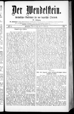 Wendelstein Donnerstag 3. Februar 1881