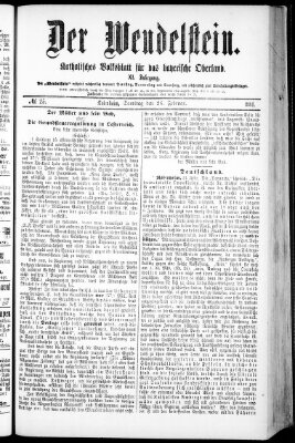 Wendelstein Samstag 26. Februar 1881