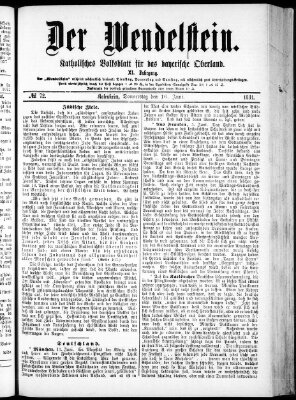 Wendelstein Donnerstag 16. Juni 1881