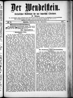 Wendelstein Samstag 24. September 1881