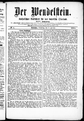 Wendelstein Dienstag 8. Januar 1884