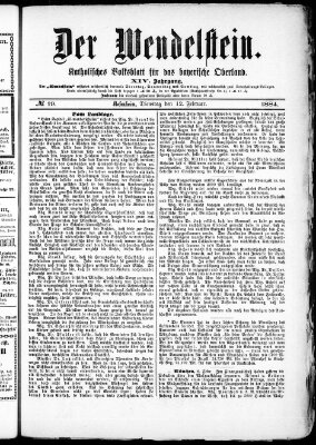 Wendelstein Dienstag 12. Februar 1884