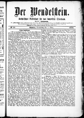 Wendelstein Donnerstag 6. März 1884