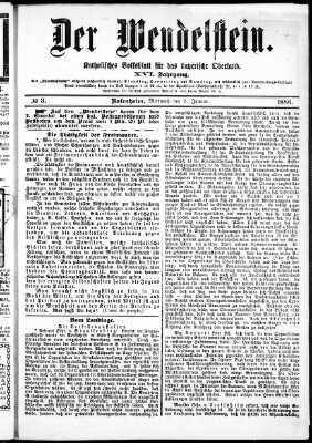 Wendelstein Mittwoch 6. Januar 1886