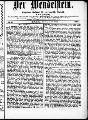 Wendelstein Dienstag 16. März 1886