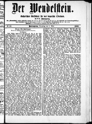 Wendelstein Samstag 8. Mai 1886