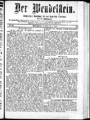 Wendelstein Dienstag 1. Juni 1886