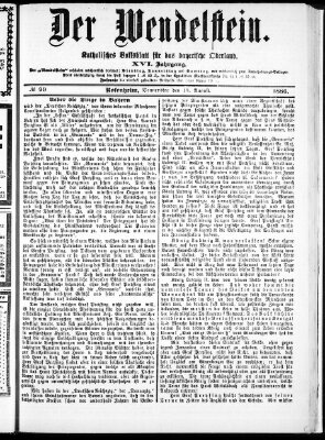 Wendelstein Donnerstag 19. August 1886