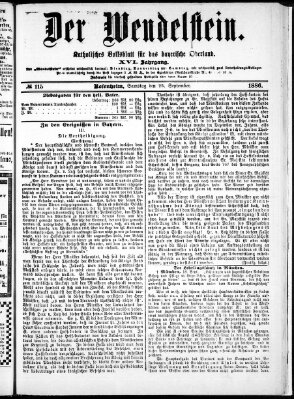 Wendelstein Samstag 25. September 1886