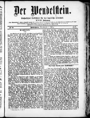 Wendelstein Dienstag 1. März 1887