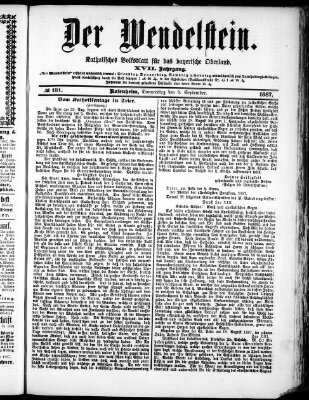 Wendelstein Donnerstag 8. September 1887