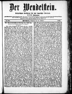 Wendelstein Samstag 22. Oktober 1887