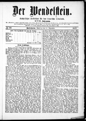 Wendelstein Samstag 31. Dezember 1887