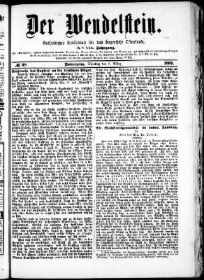 Wendelstein Dienstag 6. März 1888