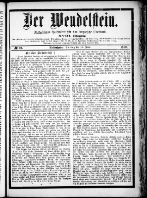 Wendelstein Dienstag 19. Juni 1888