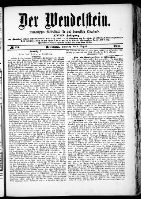 Wendelstein Samstag 4. August 1888