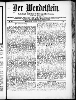 Wendelstein Samstag 13. Oktober 1888