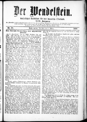 Wendelstein Sonntag 3. März 1889