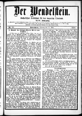 Wendelstein Sonntag 19. Mai 1889