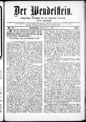 Wendelstein Samstag 6. Juli 1889