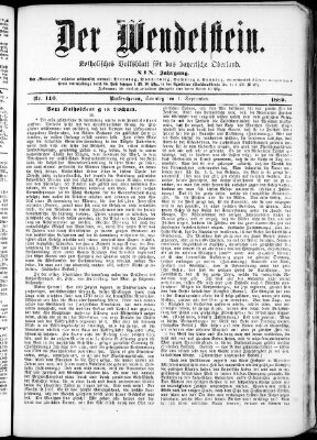 Wendelstein Sonntag 1. September 1889