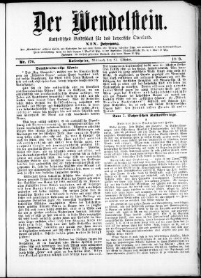 Wendelstein Mittwoch 23. Oktober 1889