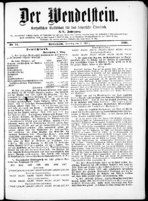 Wendelstein Sonntag 2. März 1890