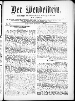 Wendelstein Freitag 7. März 1890