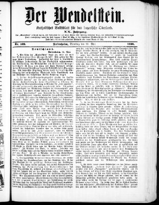 Wendelstein Dienstag 13. Mai 1890