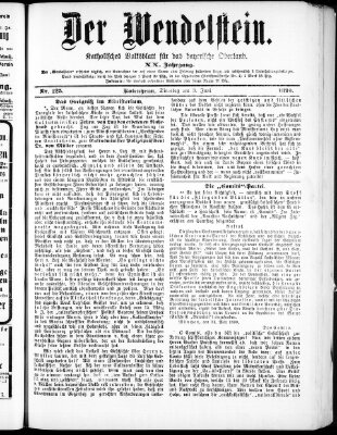 Wendelstein Dienstag 3. Juni 1890