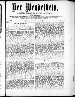 Wendelstein Mittwoch 30. Juli 1890