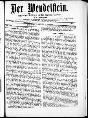 Wendelstein Dienstag 2. September 1890