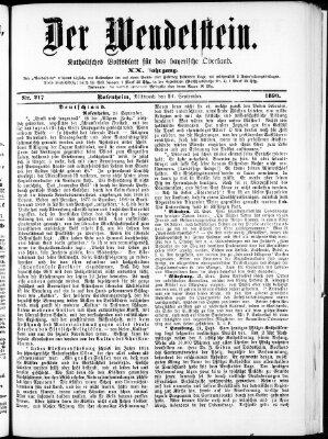 Wendelstein Mittwoch 24. September 1890