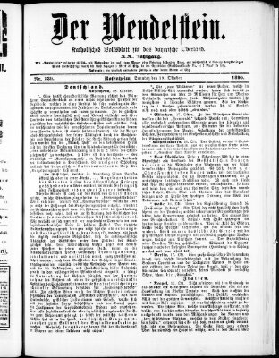 Wendelstein Sonntag 19. Oktober 1890