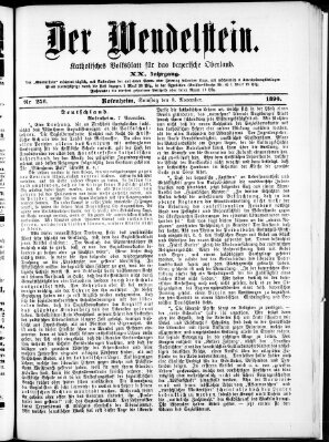 Wendelstein Samstag 8. November 1890