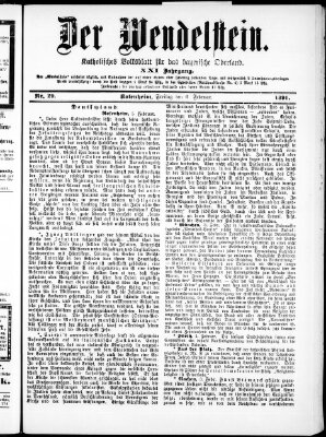 Wendelstein Freitag 6. Februar 1891