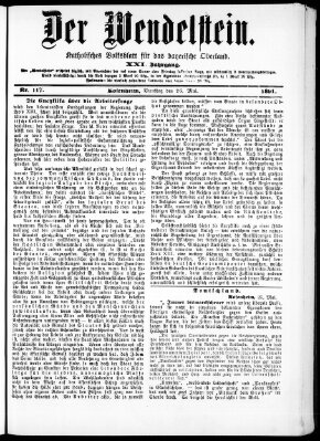 Wendelstein Dienstag 26. Mai 1891