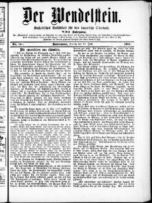 Wendelstein Freitag 17. Juli 1891