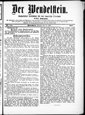 Wendelstein Samstag 25. Juli 1891