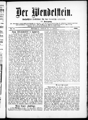 Wendelstein Mittwoch 13. Januar 1892