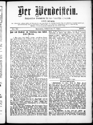 Wendelstein Mittwoch 27. Januar 1892