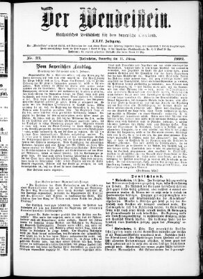 Wendelstein Donnerstag 11. Februar 1892