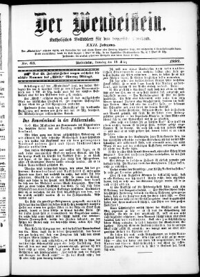 Wendelstein Samstag 19. März 1892