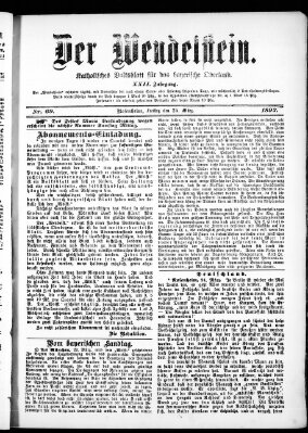 Wendelstein Freitag 25. März 1892