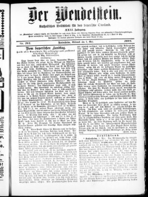 Wendelstein Mittwoch 4. Mai 1892