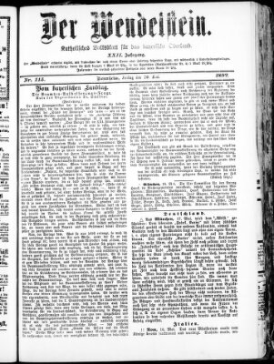 Wendelstein Freitag 20. Mai 1892